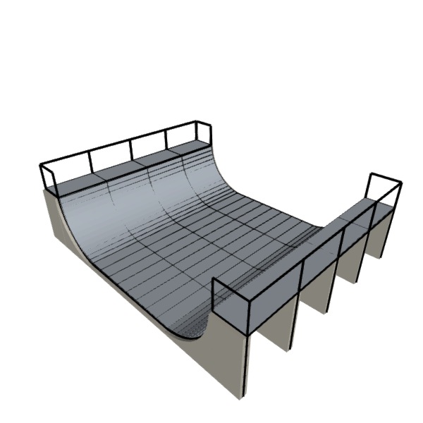 Half Pipe - Geometry - BIMserver.center